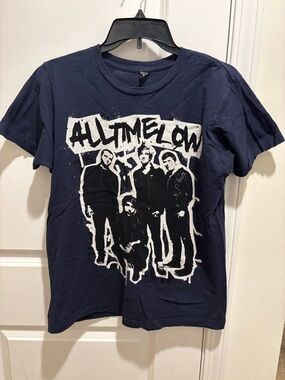 All Time Low Graphic Band Merch 2012 Tour TShirt